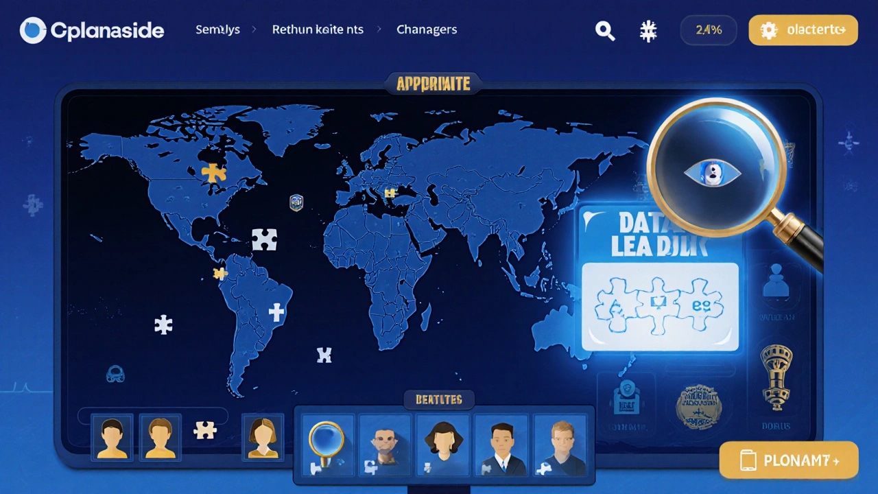 Interactive course map with puzzle pieces unlocking under a &#039;Data Detective&#039; theme.