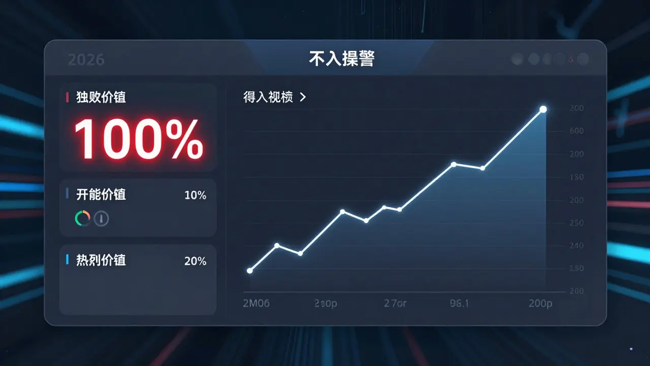 A 2026 trading dashboard shows behavioral alerts and a trailing stop guiding a rising stock.