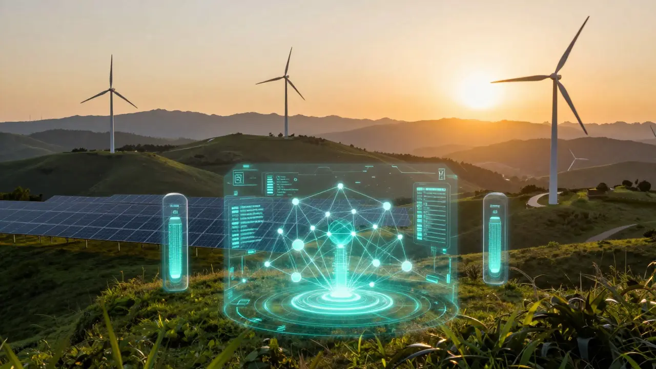 Green energy powering blockchain infrastructure