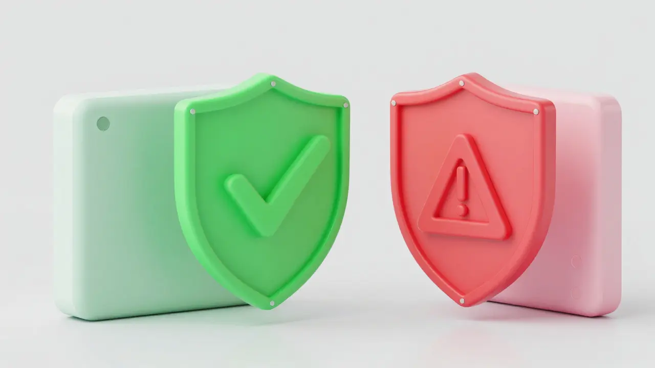 Security shield protecting data flow with verification symbols