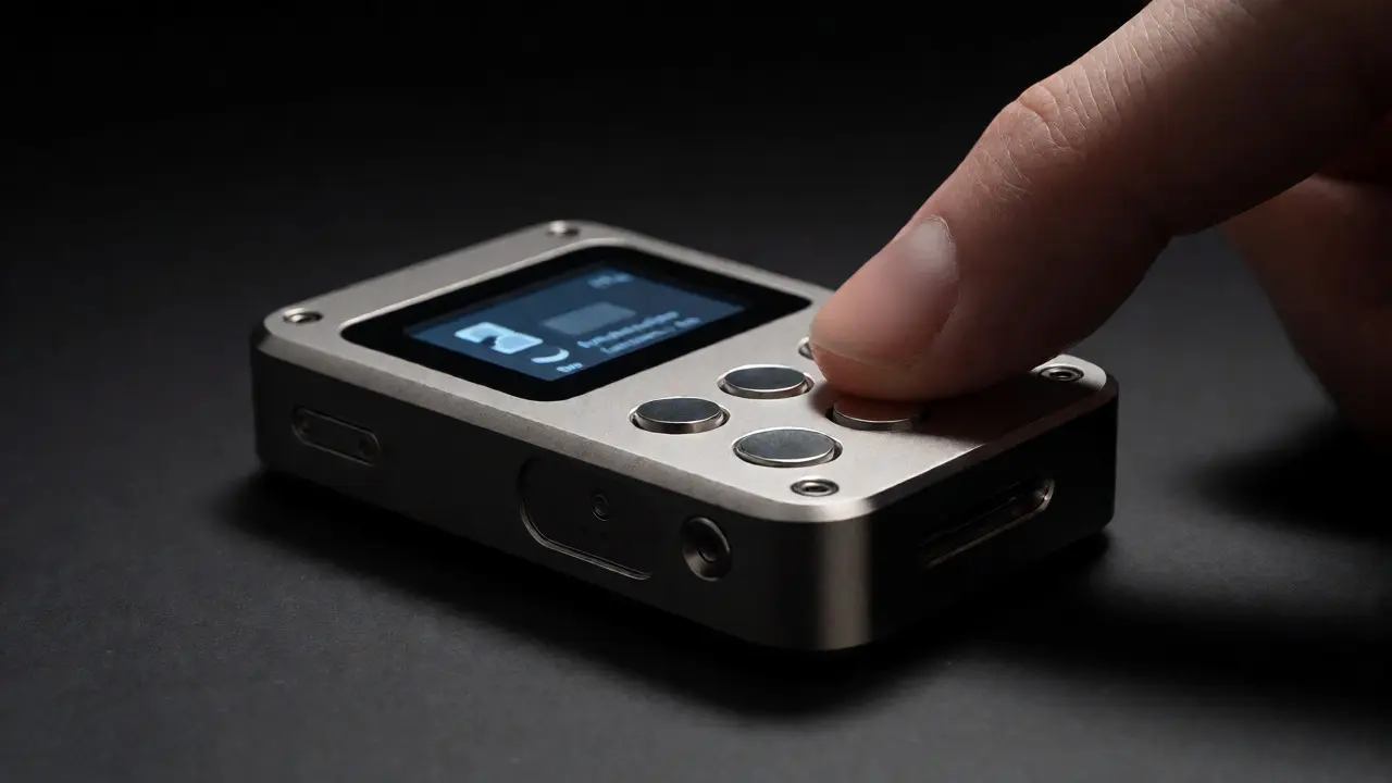 Hardware wallet confirming transaction offline