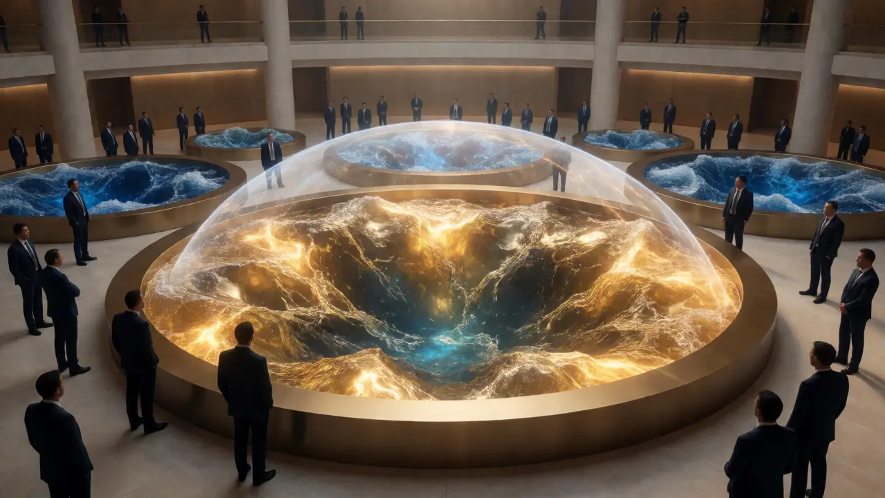 Professional traders near deep liquid asset pools