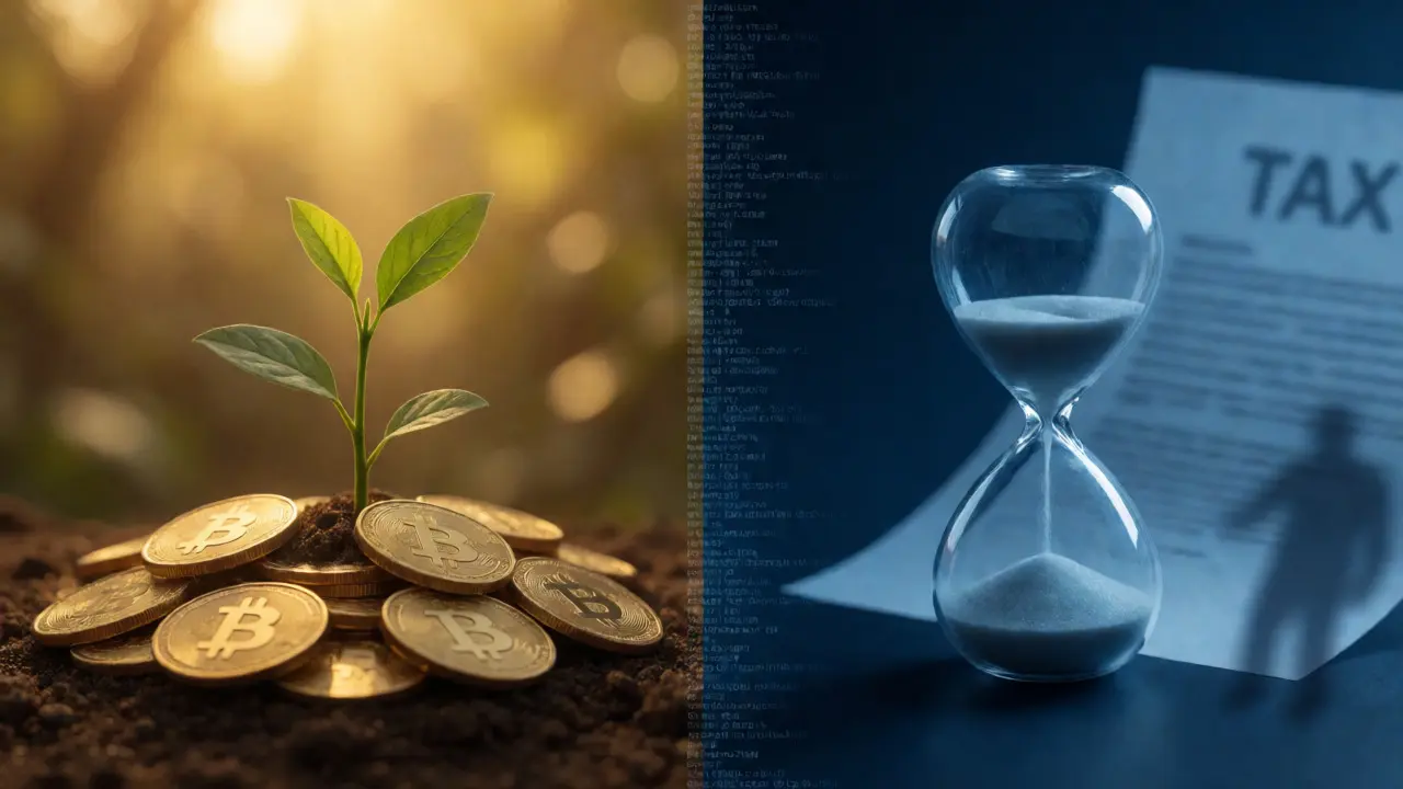 Split view of staking growth and liquidity lock-up risks