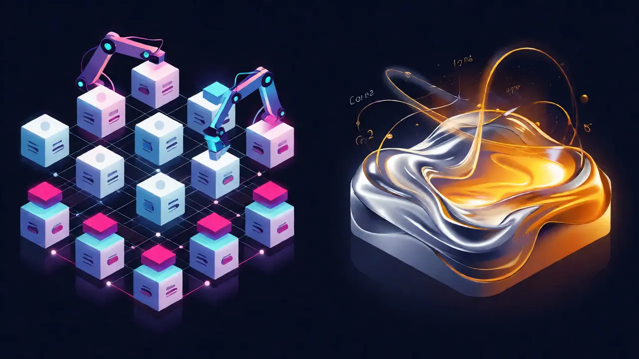 Comparison of centralized order books and decentralized AMM pools