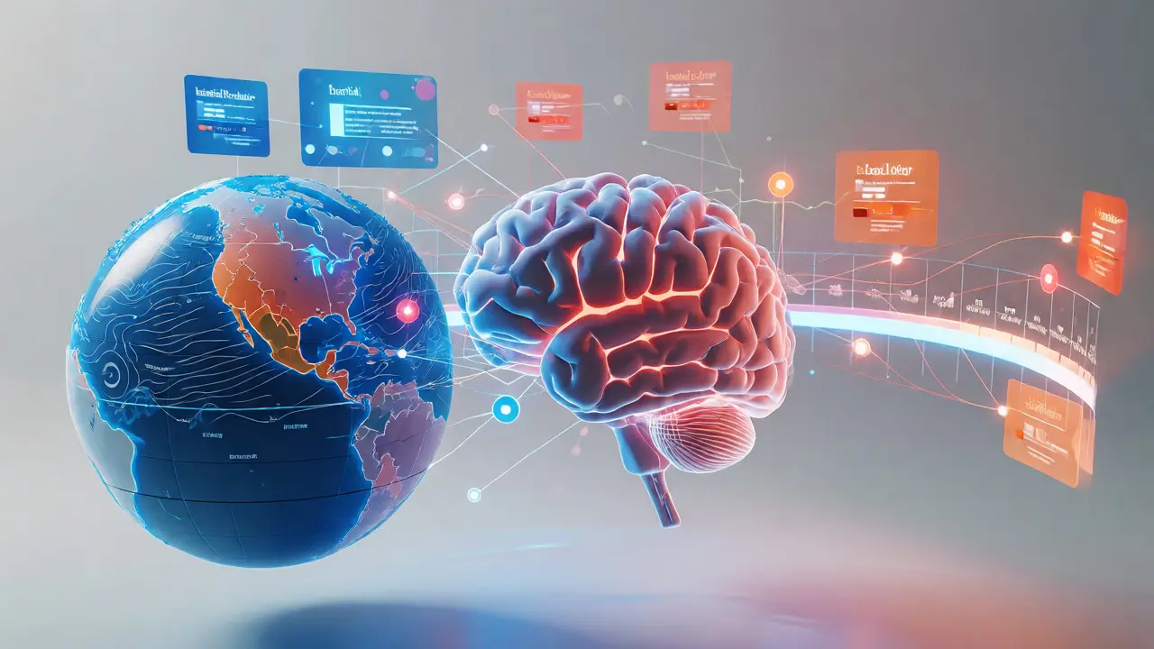 Conceptual visualization of interactive history and geography tools